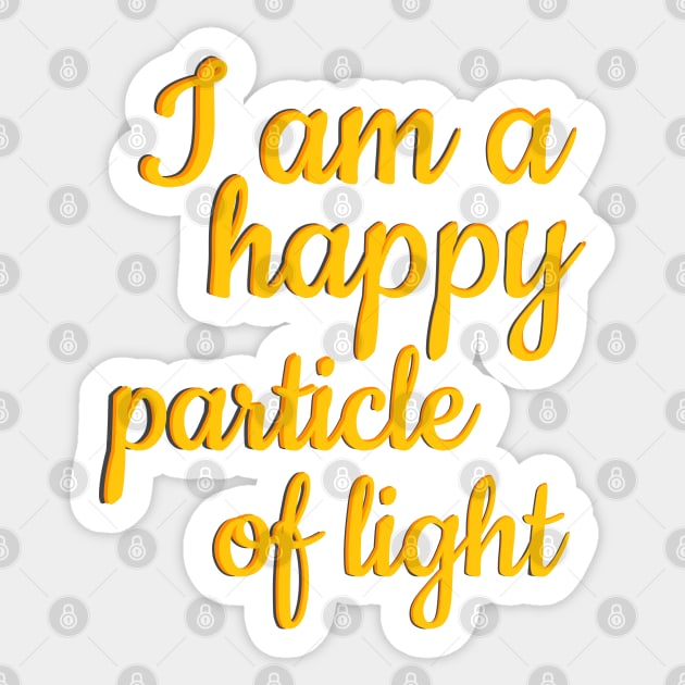 Particle of Light Sticker by stefy